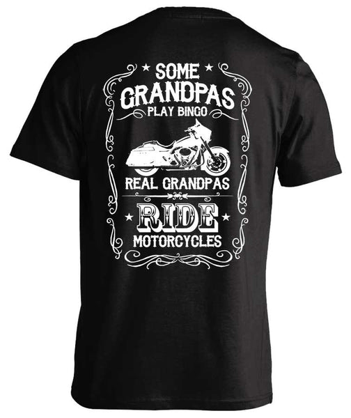 Real Grandpas Ride Motorcycles T-Shirt