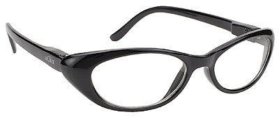 Biker Chix Spice Black Frame/Clear Lens Sunglasses